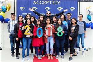 South El Monte High School seniors celebrate their post-secondary plans during an Acceptance Day ceremony on May 2. 