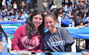 El Monte High School students sign a letter of intent to the college of their choice during a College Signing Day celebration 